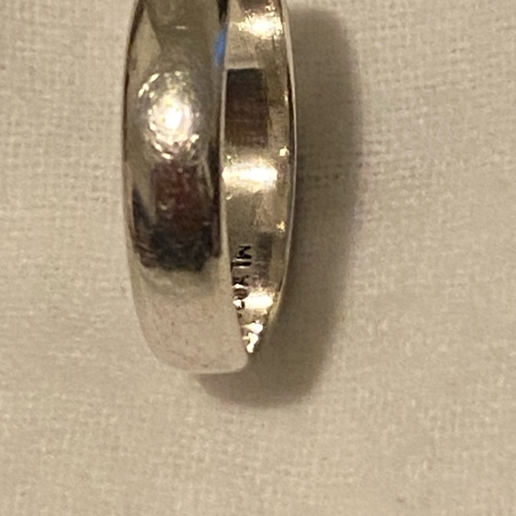 Men’s 925sterling silver band (mlx brand engraved) size 9 - Picture 3 of 6